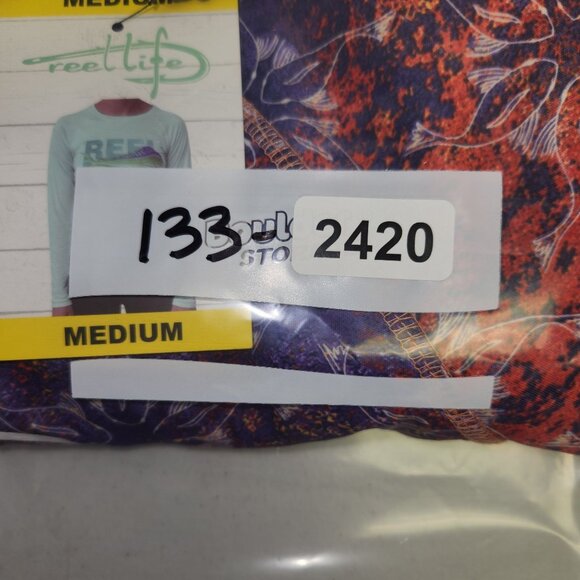 Reel Life Sun Ray Defender Series Womens Medium Long Sleeve Shirt UPF 50+ Sundia - Picture 7 of 8